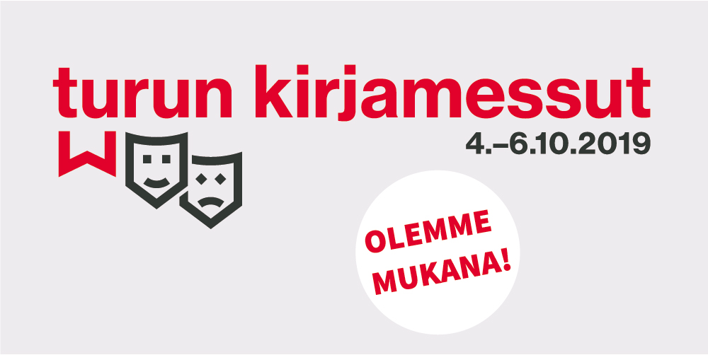 Olemme mukana Turun Kirjamessuilla 2019